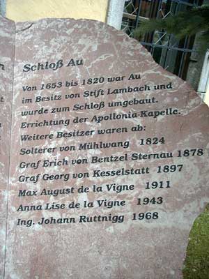 Schlo&szlig; Au an der Traun